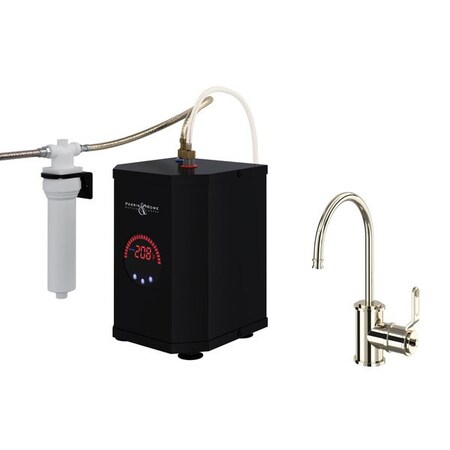 Rohl Armstrong Hot Water And Kitchen Filter Faucet Kit U.KIT1833HT-PN-2